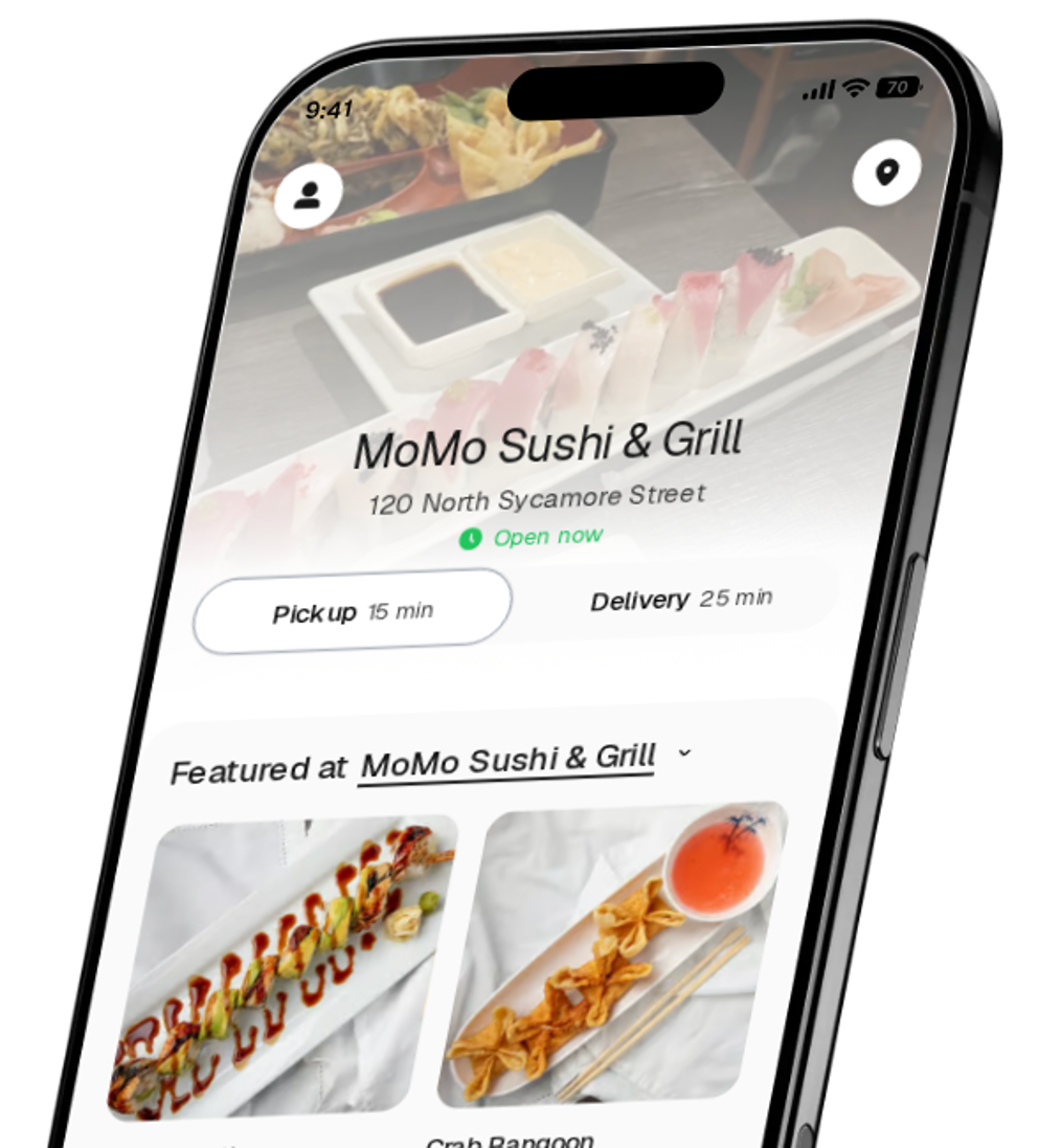 MoMo Sushi & Grill app preview