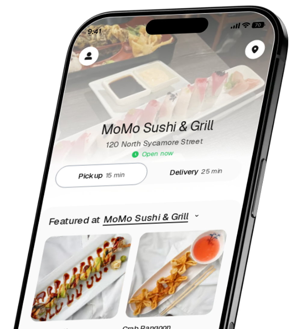 MoMo Sushi & Grill app preview