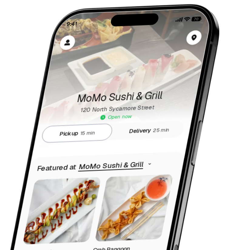 MoMo Sushi & Grill app preview