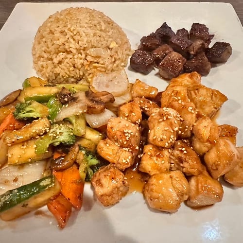 Steak & Chicken.