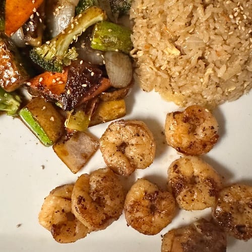 Shrimp Teriyaki.