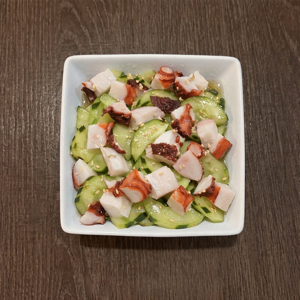Sunomono Octopus Salad.