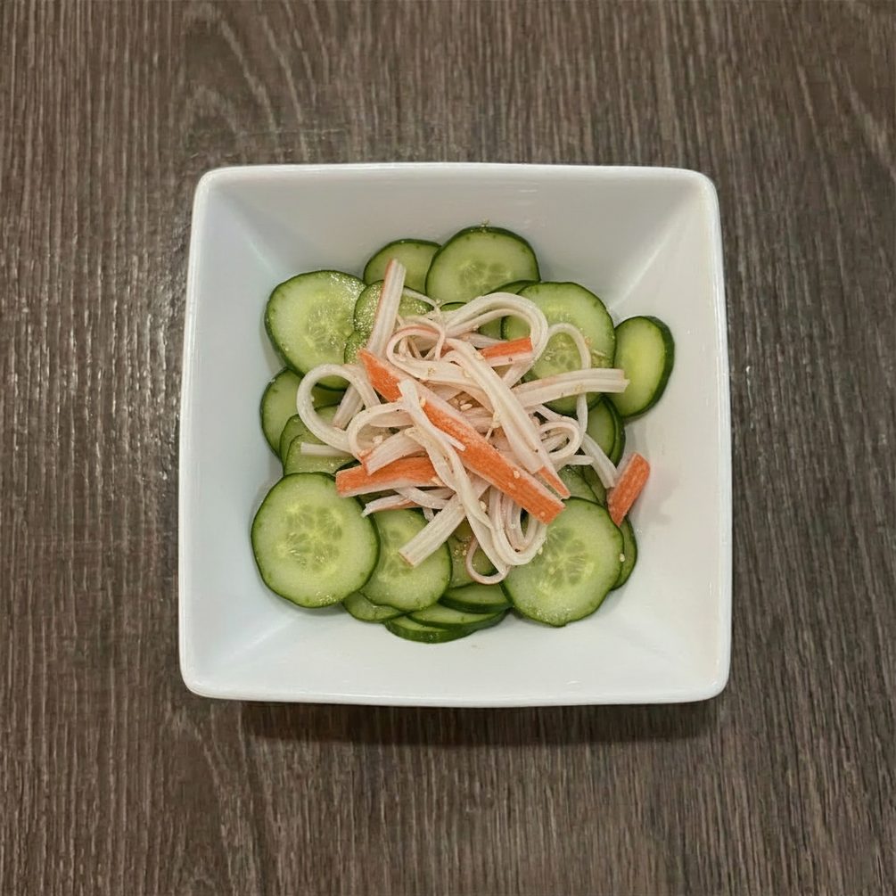 Sunomono Crab Salad.