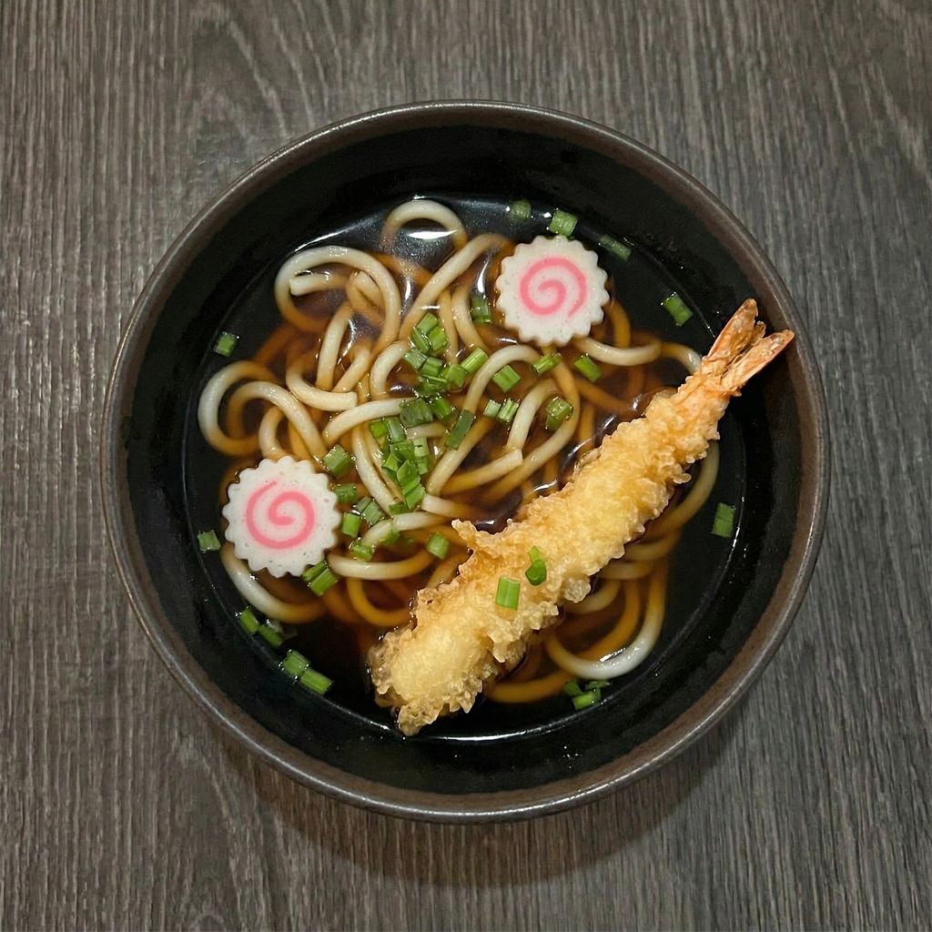Tempura Shrimp Udon.