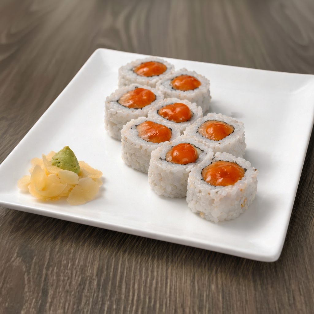 Spicy Salmon Roll.
