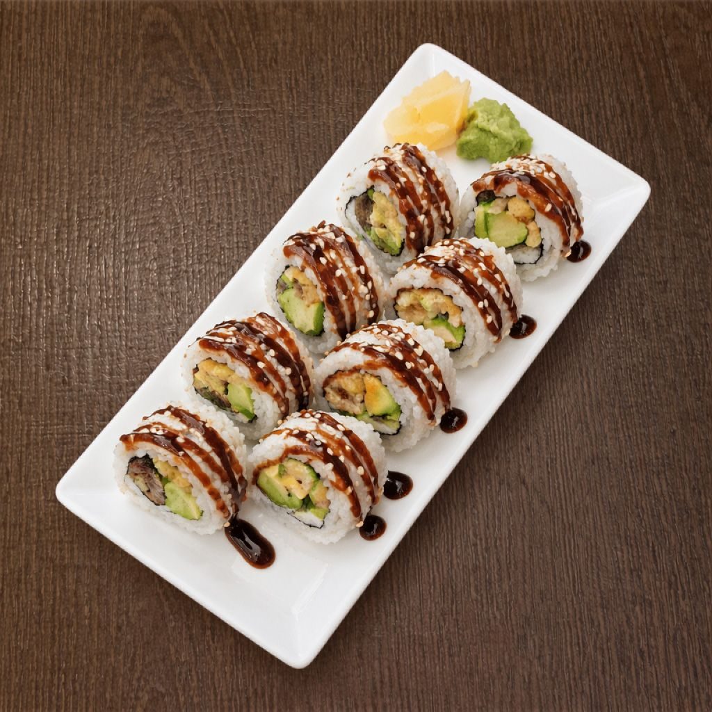 Eel & Avocado Roll.