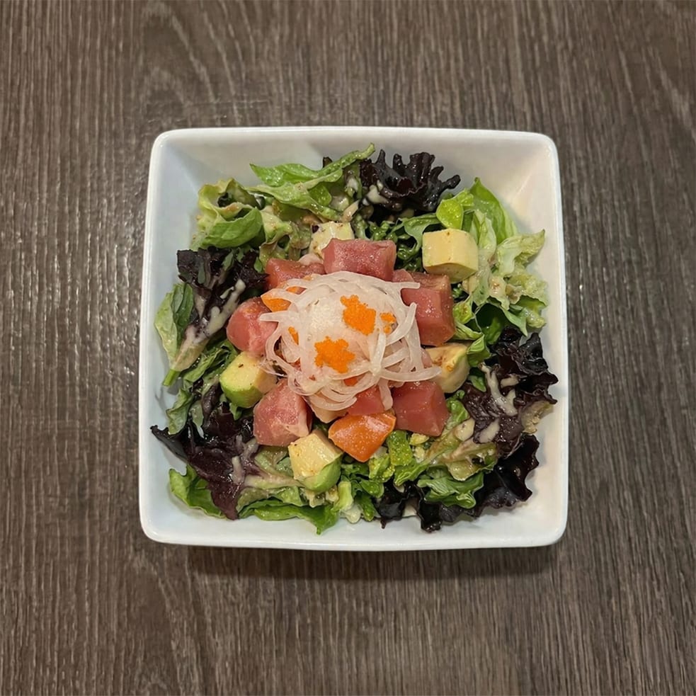 Spicy Sashimi Salad.