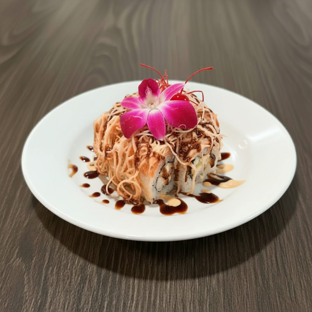 Salmon Volcano Roll.