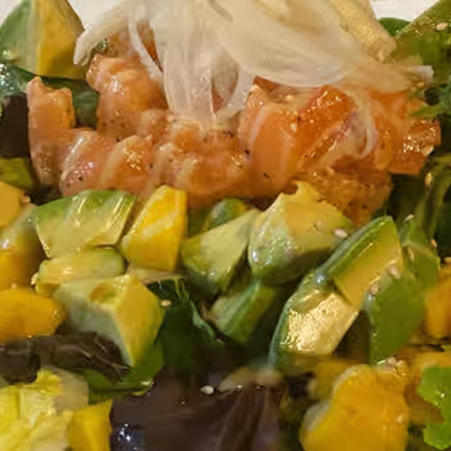 Salmon Mango Salad.