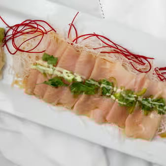Yellowtail Carpaccio.
